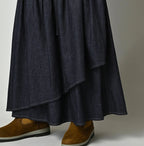 45 Petit Denim Multi Skirt Nou