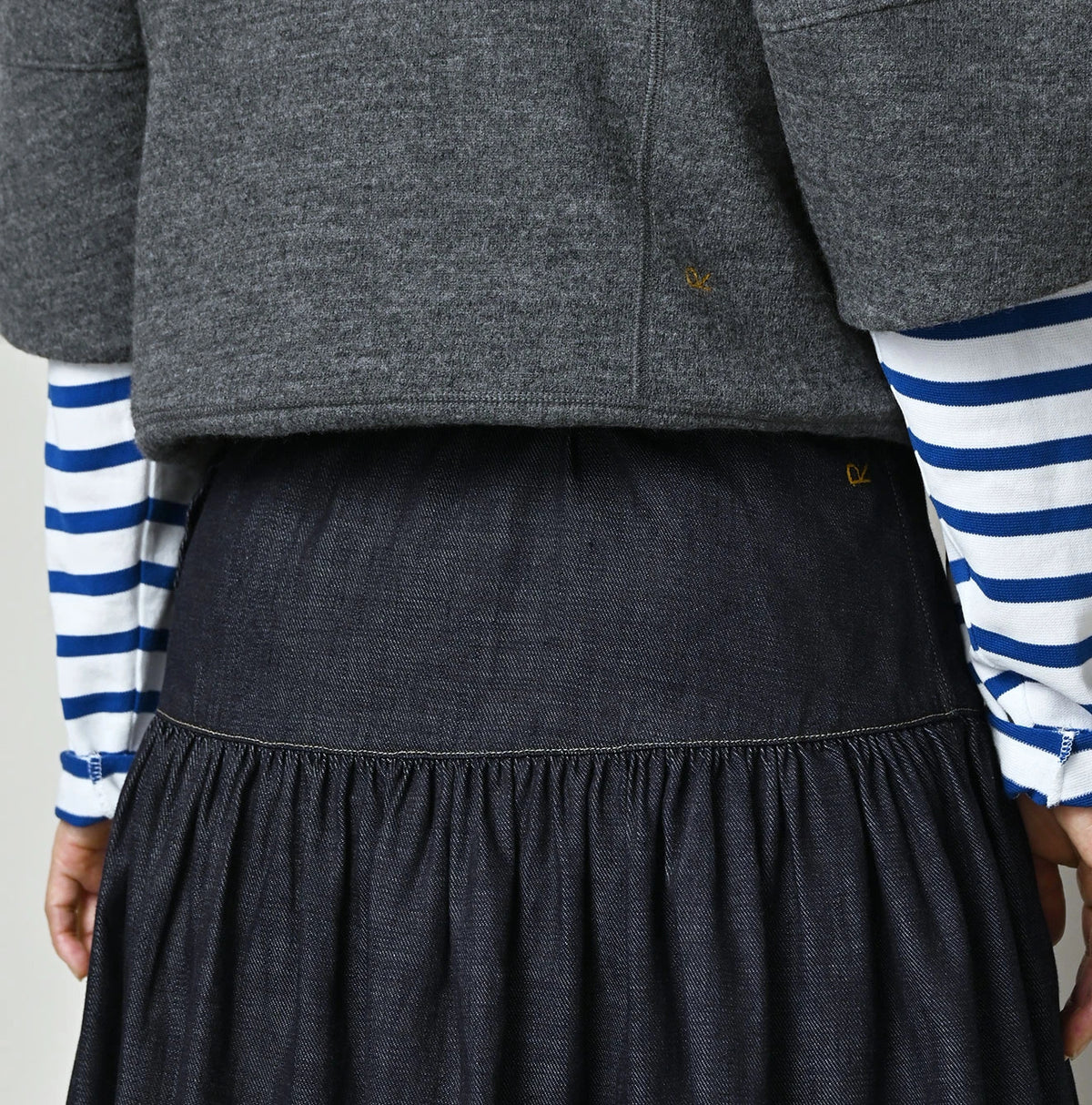 45 Petit Denim Multi Skirt Nou