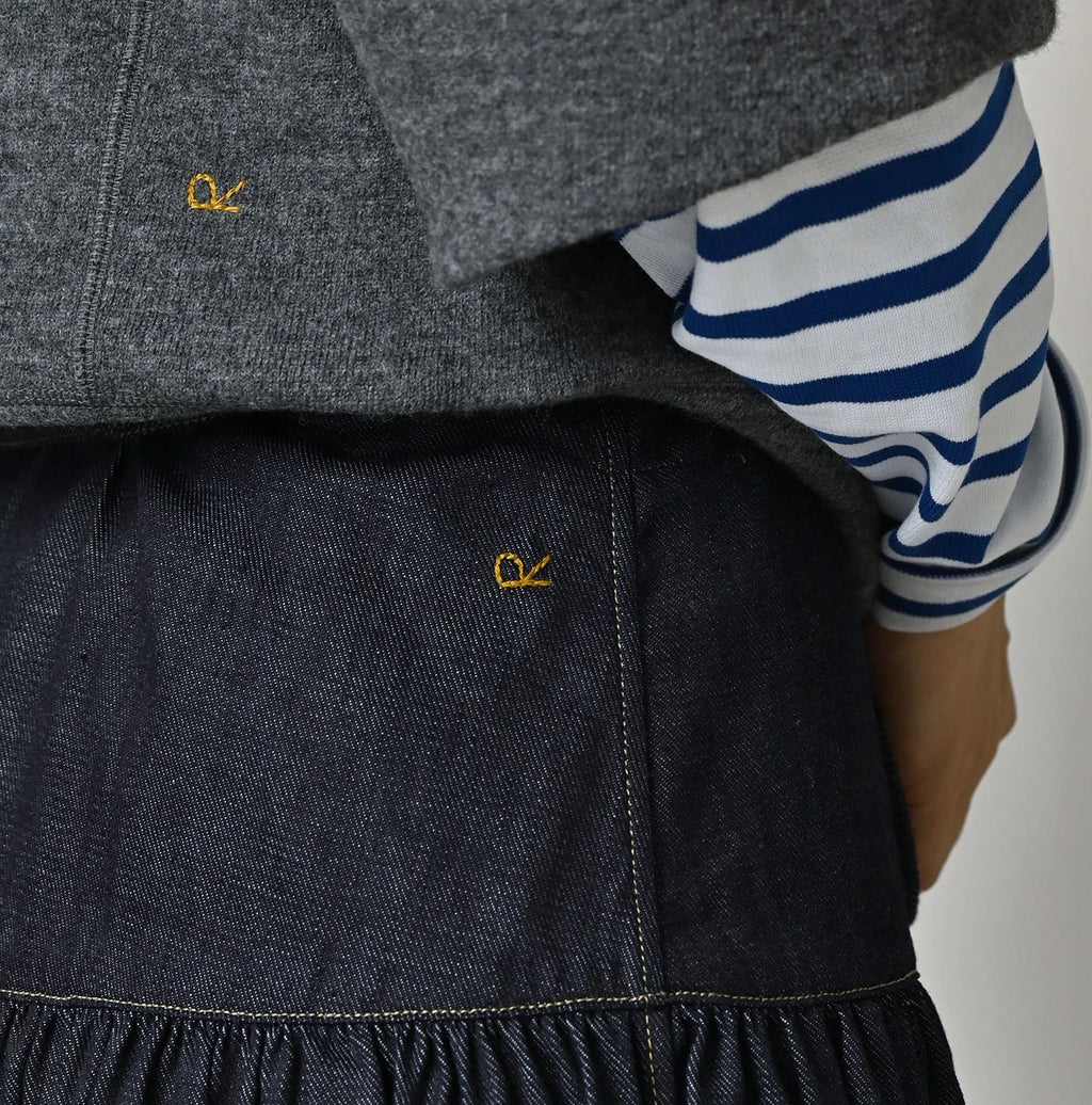 45 Petit Denim Multi Skirt Nou