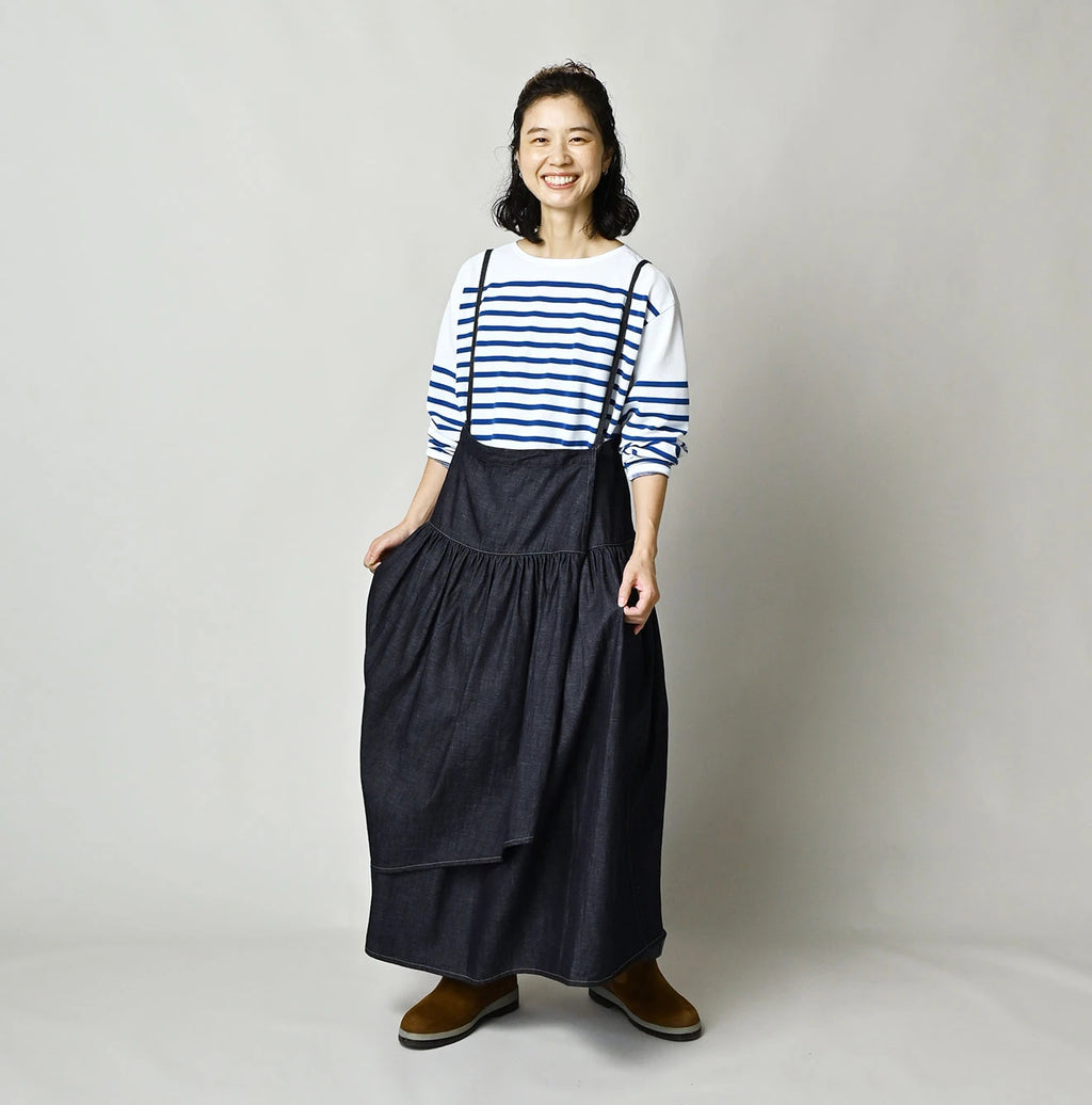 45 Petit Denim Multi Skirt Nou