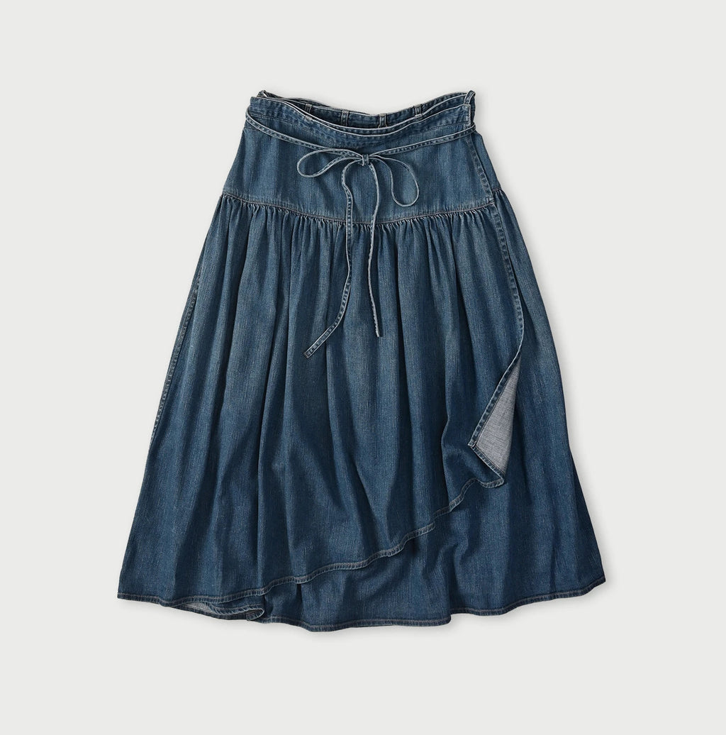 45 Petit Denim Multi Skirt Distressed