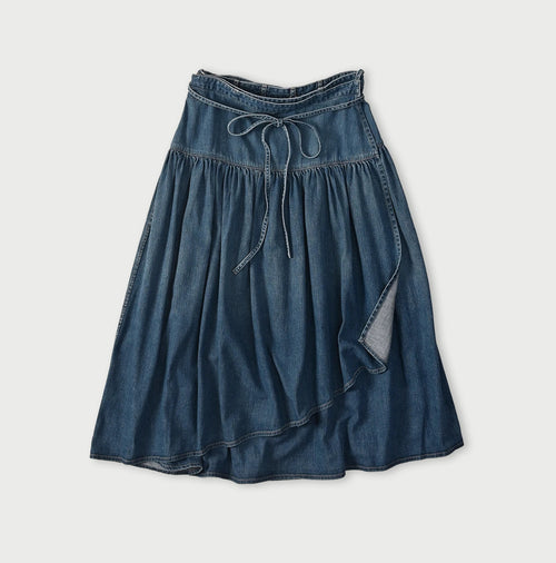45 Petit Denim Multi Skirt Distressed