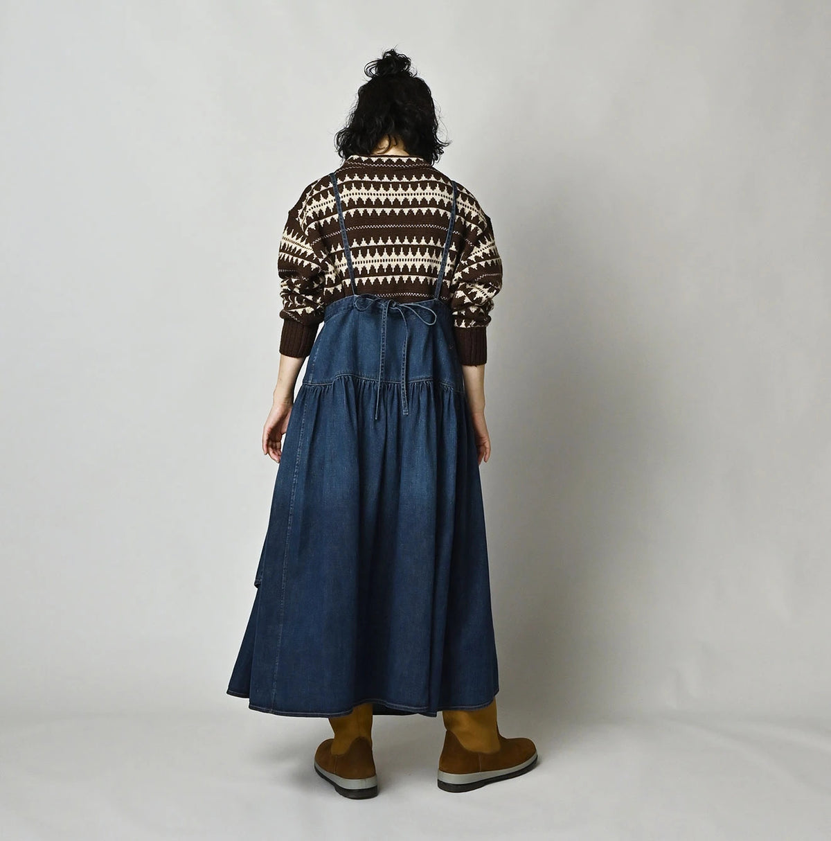 45 Petit Denim Multi Skirt Distressed