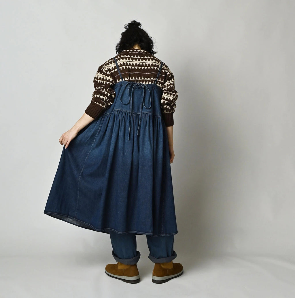 45 Petit Denim Multi Skirt Distressed