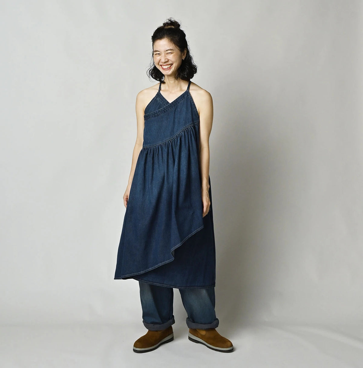 45 Petit Denim Multi Skirt Distressed