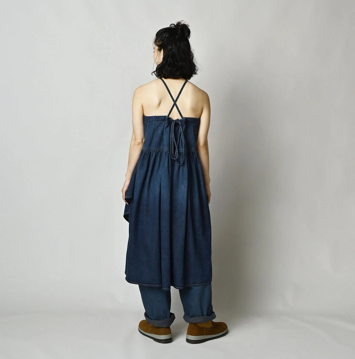 45 Petit Denim Multi Skirt Distressed
