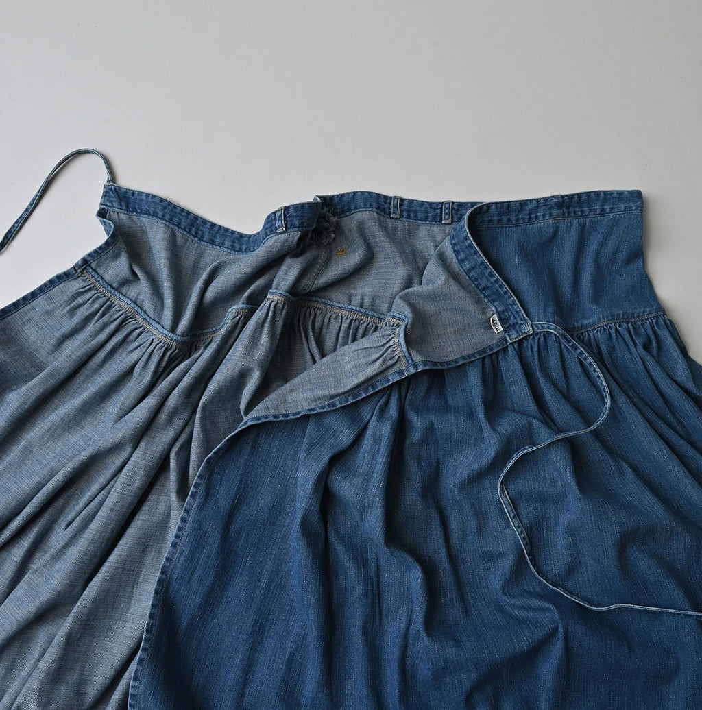45 Petit Denim Multi Skirt Distressed