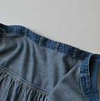 45 Petit Denim Multi Skirt Distressed