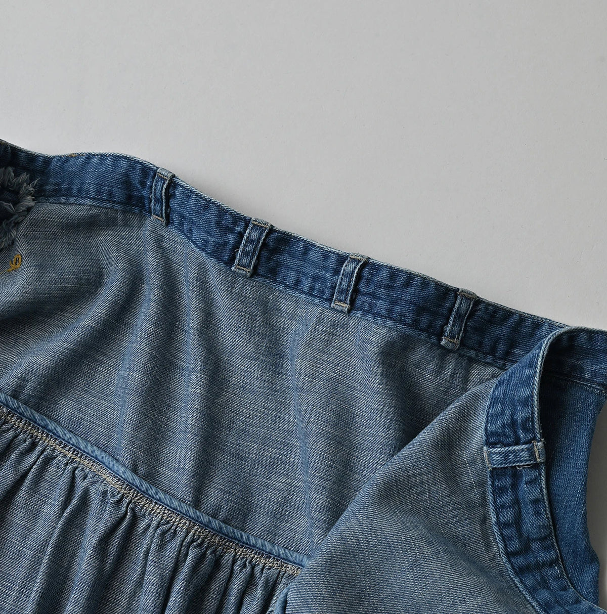 45 Petit Denim Multi Skirt Distressed