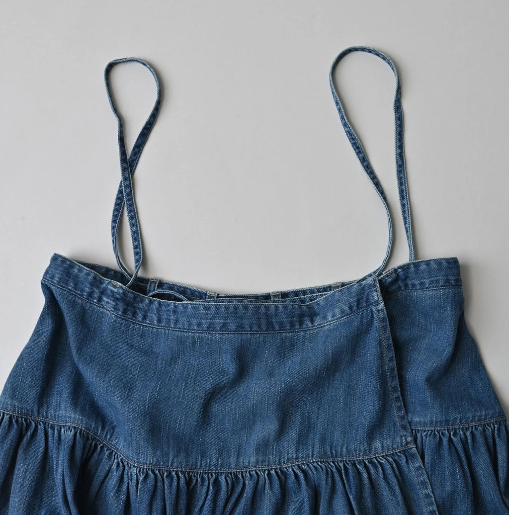 45 Petit Denim Multi Skirt Distressed