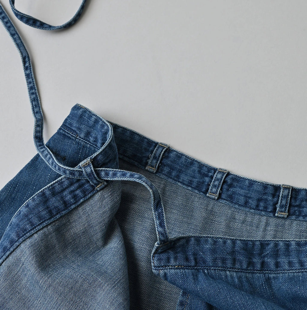 45 Petit Denim Multi Skirt Distressed