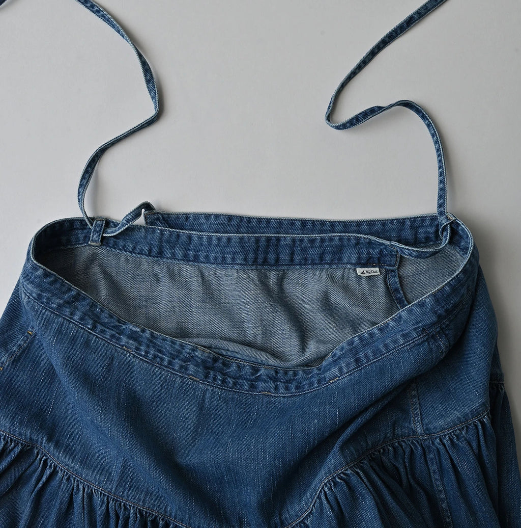 45 Petit Denim Multi Skirt Distressed