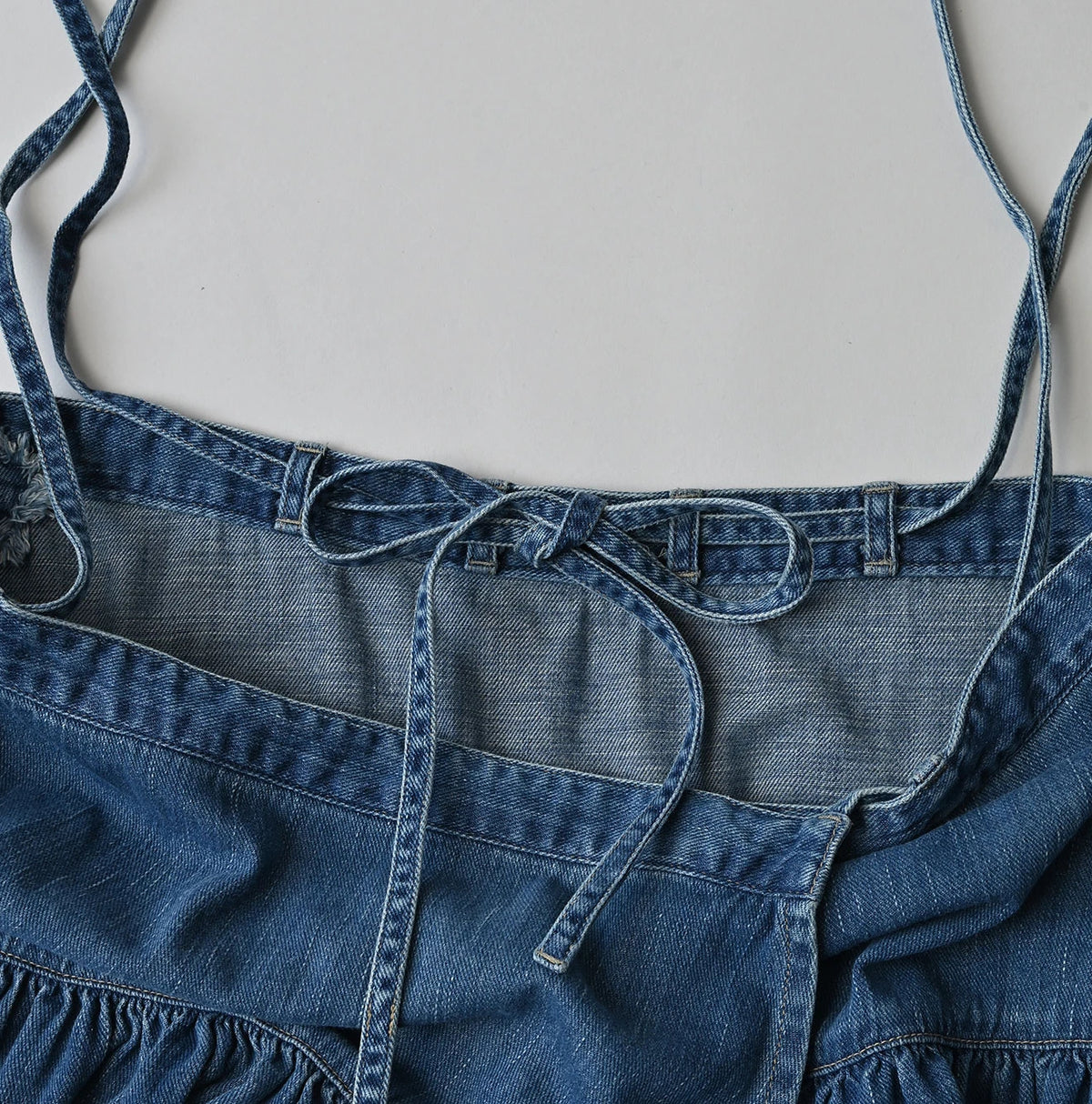 45 Petit Denim Multi Skirt Distressed