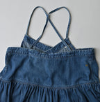 45 Petit Denim Multi Skirt Distressed