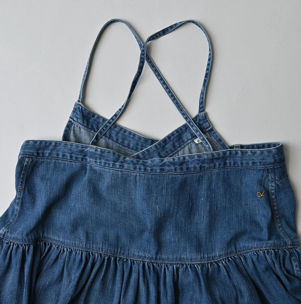 45 Petit Denim Multi Skirt Distressed