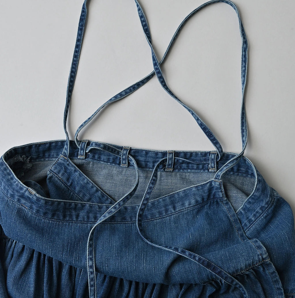 45 Petit Denim Multi Skirt Distressed