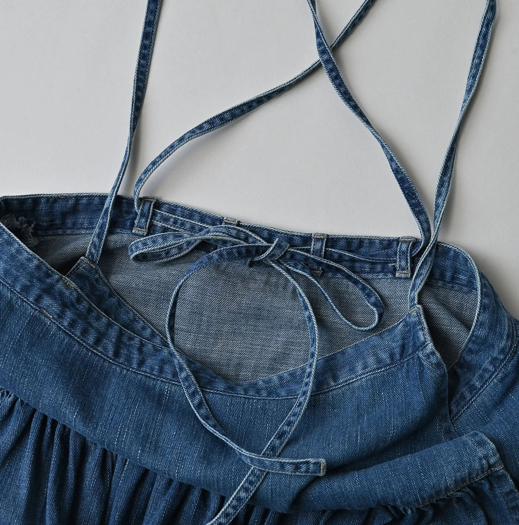 45 Petit Denim Multi Skirt Distressed