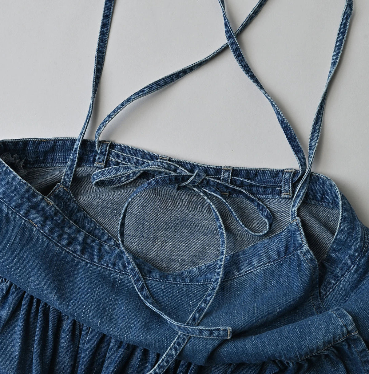 45 Petit Denim Multi Skirt Distressed