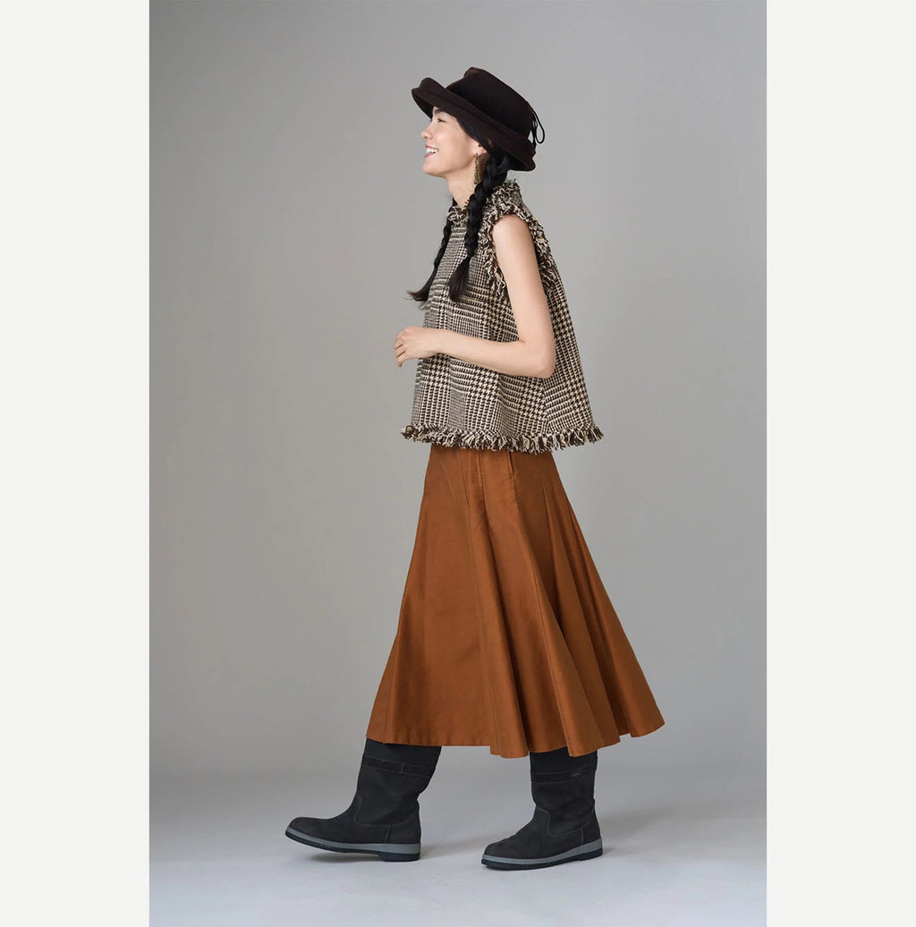 Moleskin Soufflé Skirt