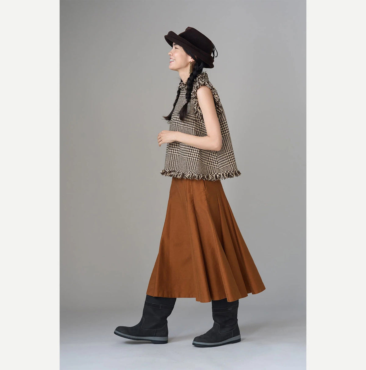 Moleskin Soufflé Skirt