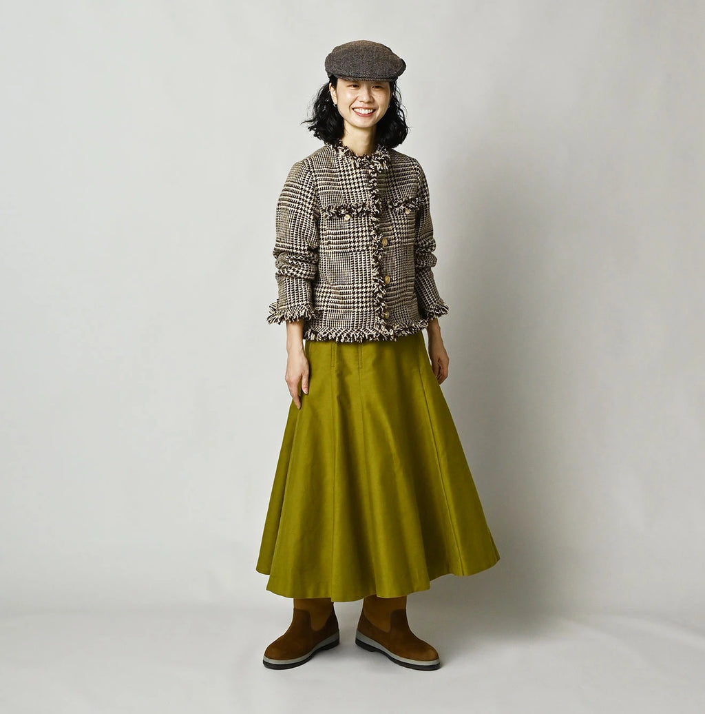 Moleskin Soufflé Skirt