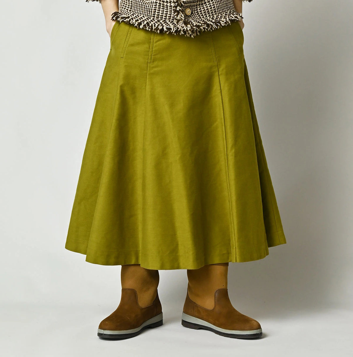 Moleskin Soufflé Skirt