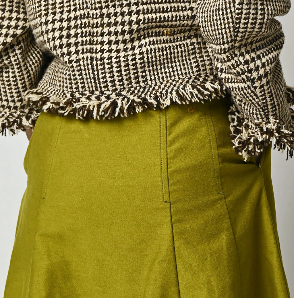 Moleskin Soufflé Skirt