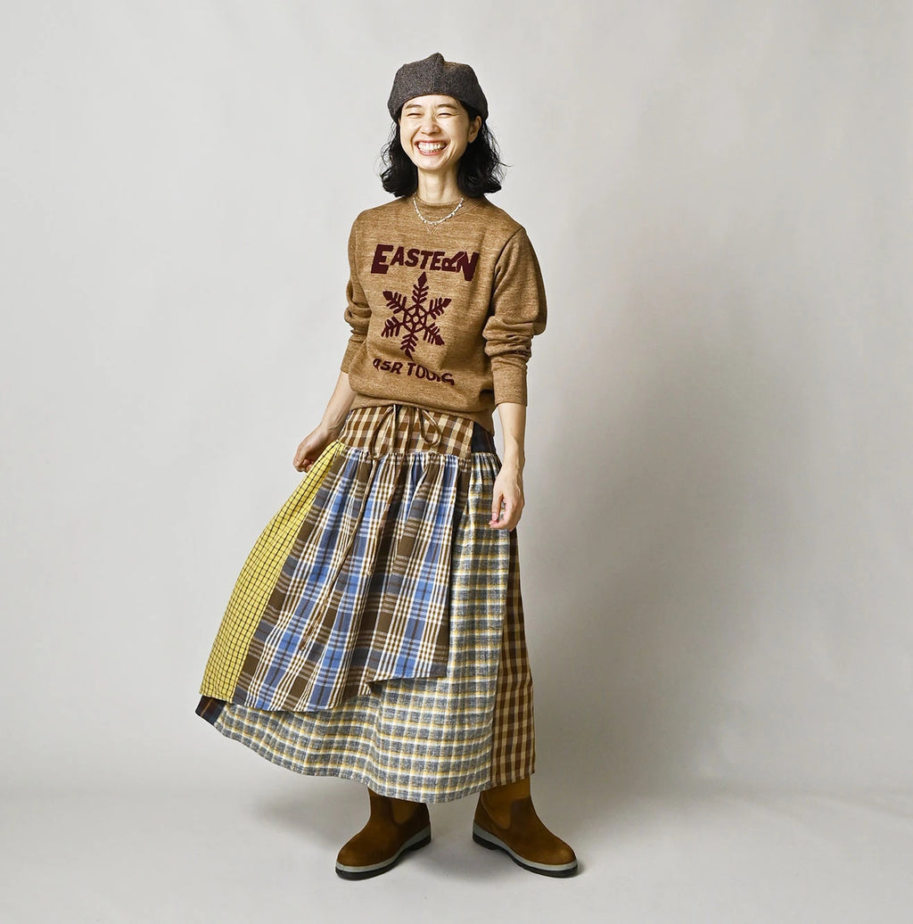 Takaramono Indian Patchwork Multi Skirt