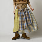 Takaramono Indian Patchwork Multi Skirt