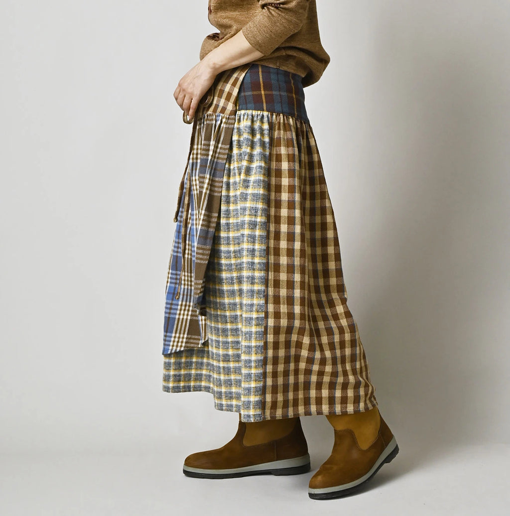 Takaramono Indian Patchwork Multi Skirt