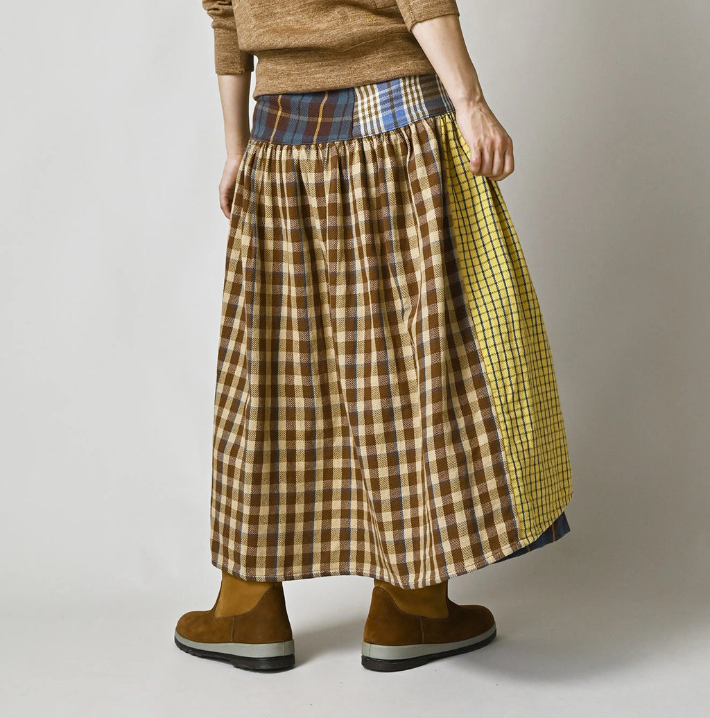 Takaramono Indian Patchwork Multi Skirt