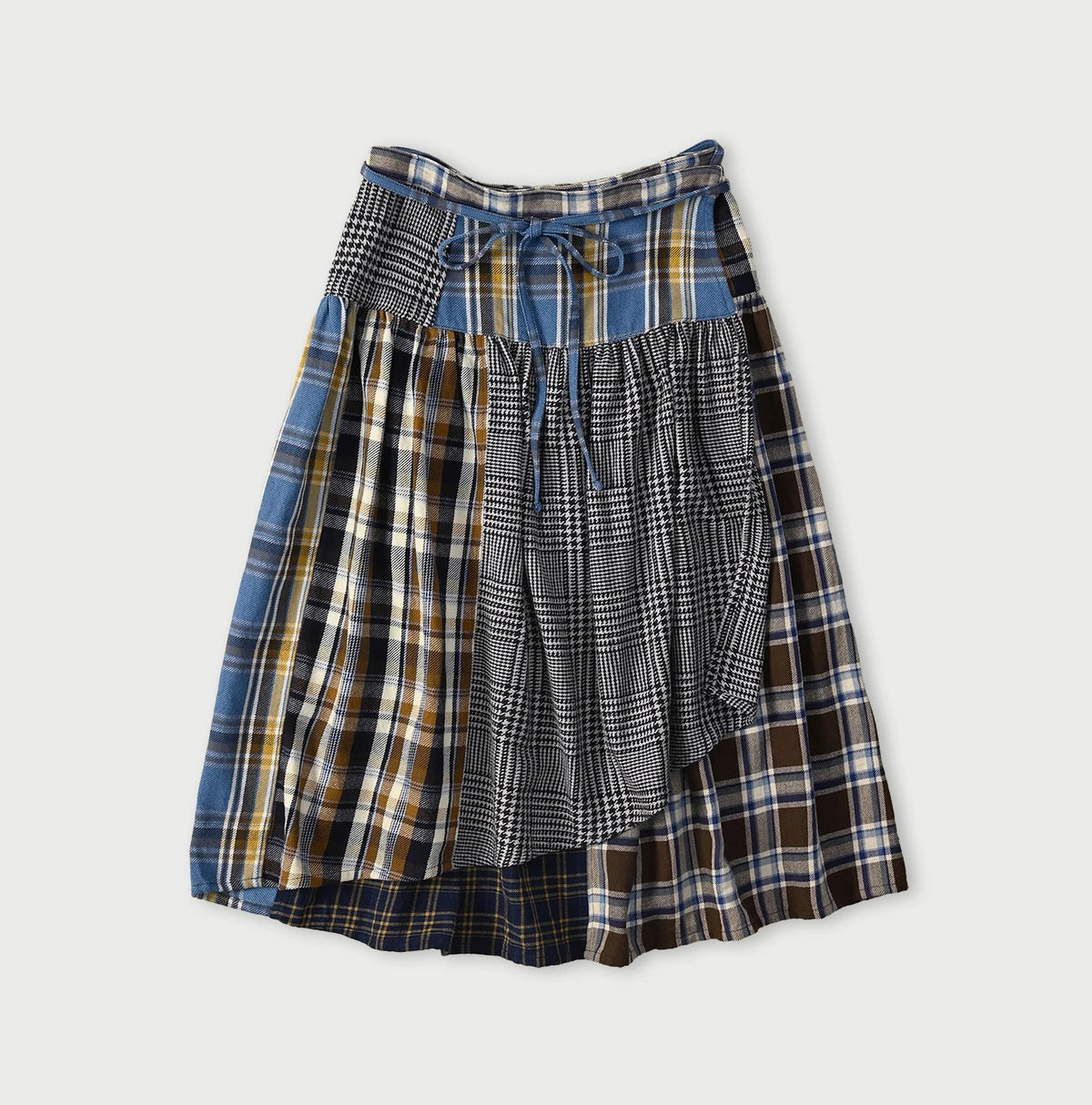Indigo Takaramono Indian Patchwork Multi Skirt