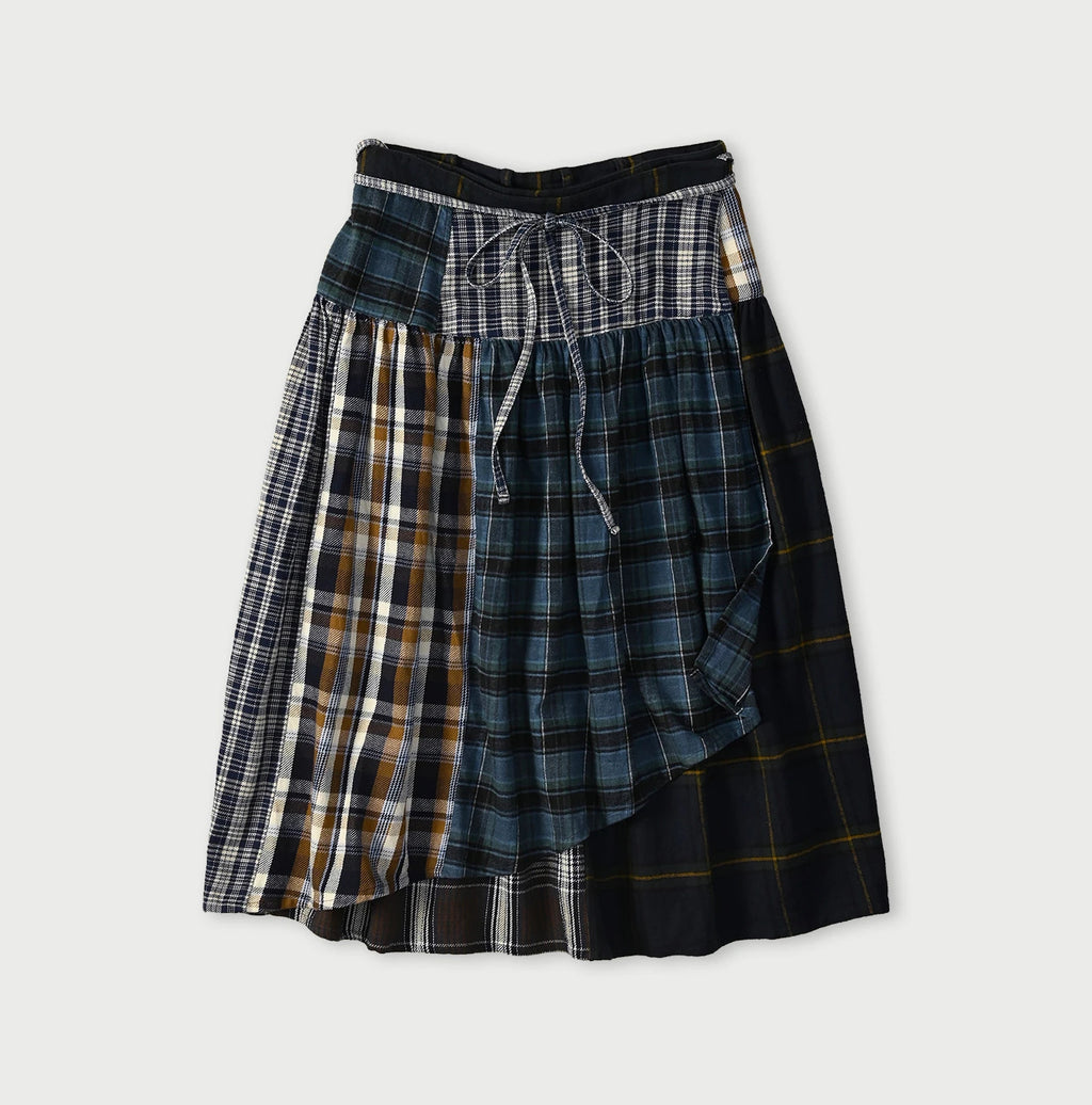Indigo Takaramono Indian Patchwork Multi Skirt