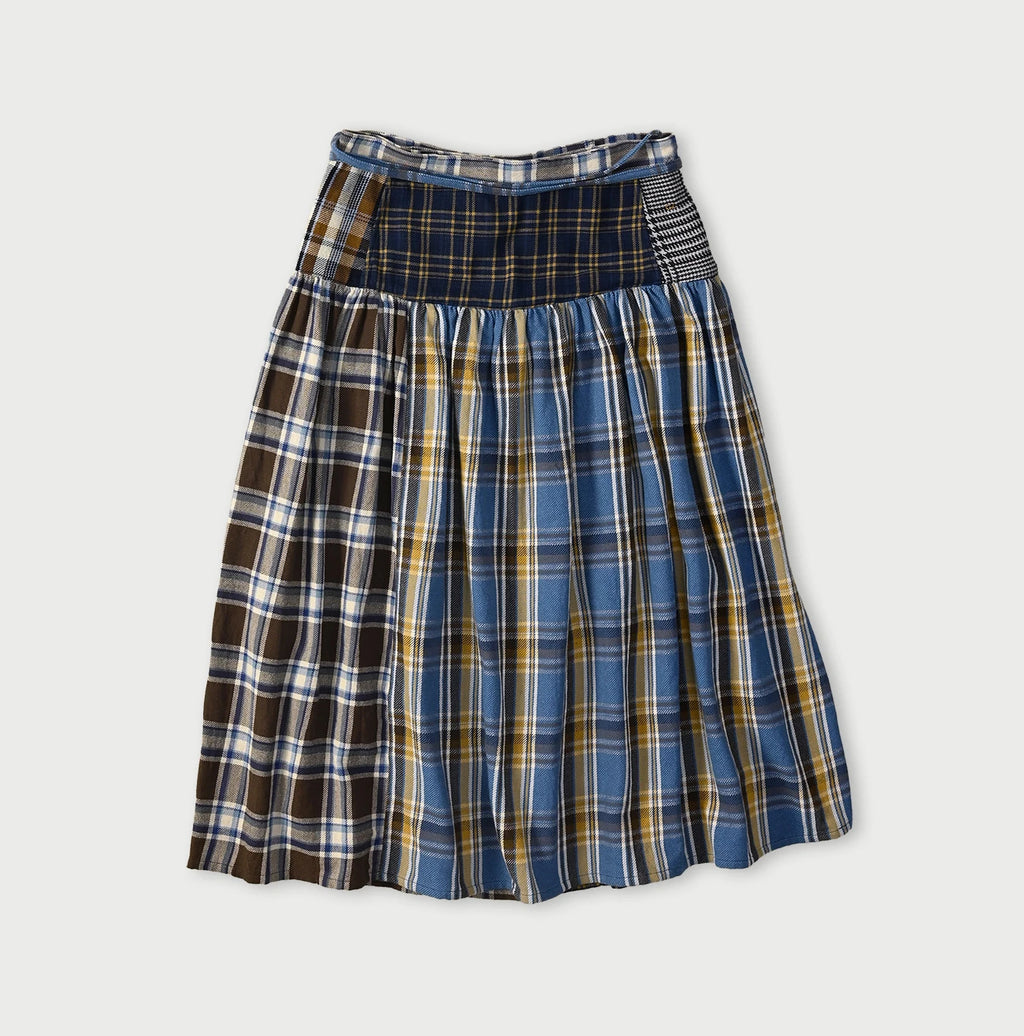 Indigo Takaramono Indian Patchwork Multi Skirt