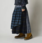 Indigo Takaramono Indian Patchwork Multi Skirt