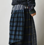 Indigo Takaramono Indian Patchwork Multi Skirt