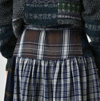 Indigo Takaramono Indian Patchwork Multi Skirt