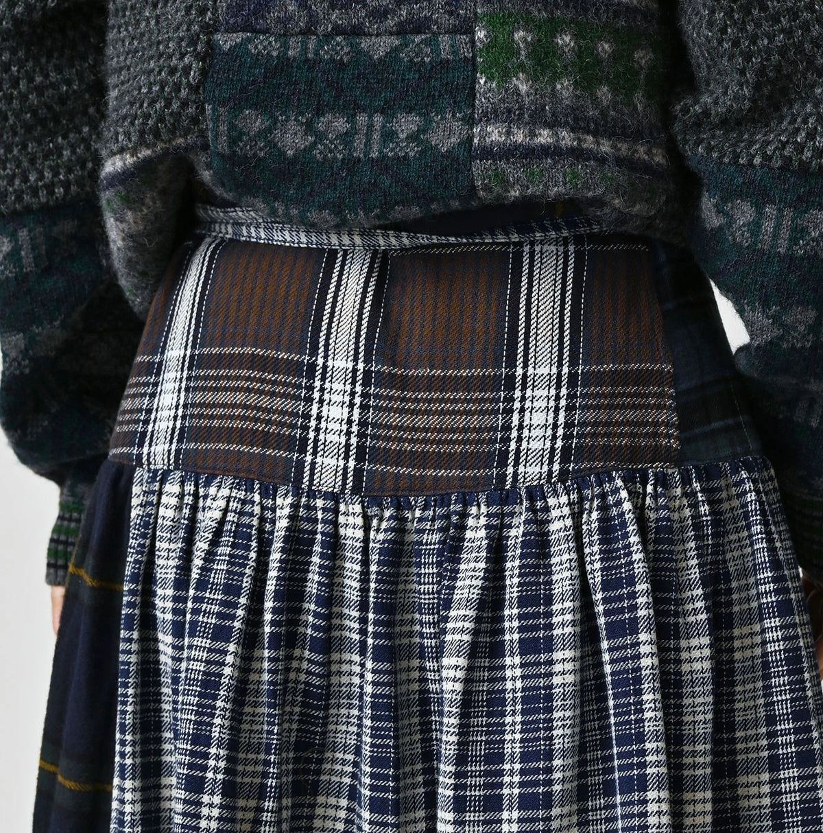 Indigo Takaramono Indian Patchwork Multi Skirt