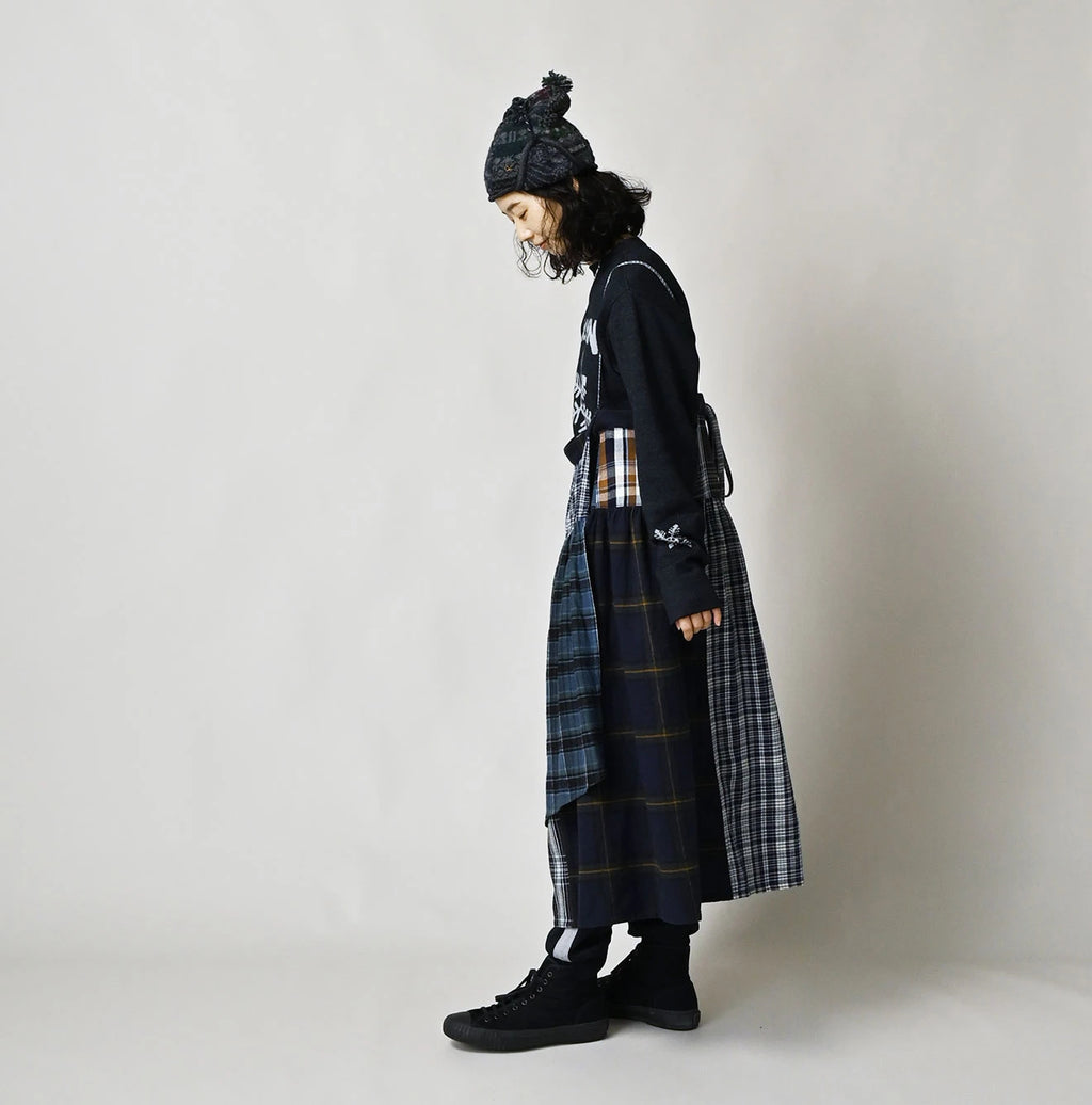 Indigo Takaramono Indian Patchwork Multi Skirt