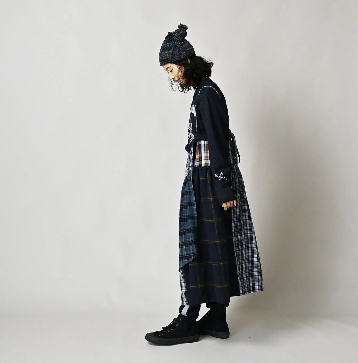 Indigo Takaramono Indian Patchwork Multi Skirt
