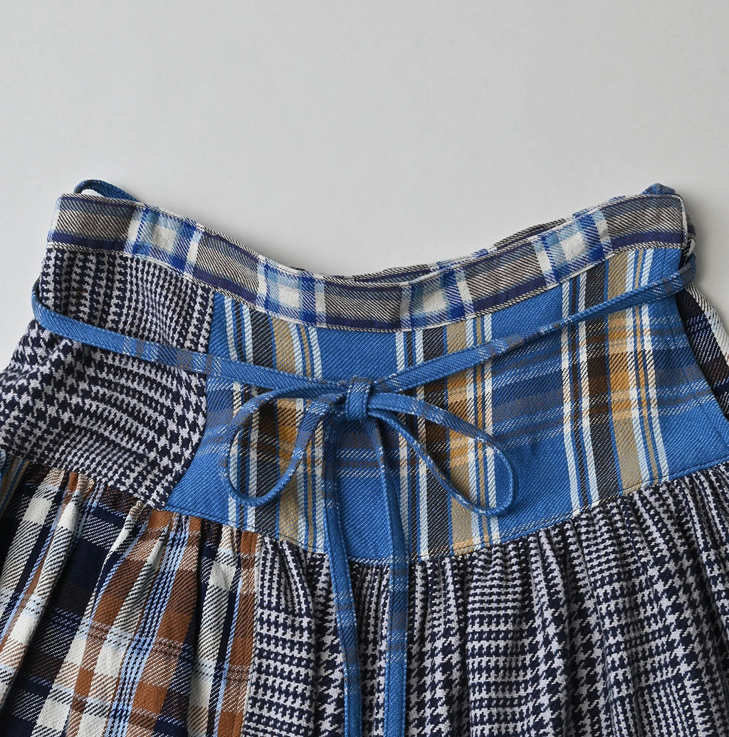 Indigo Takaramono Indian Patchwork Multi Skirt