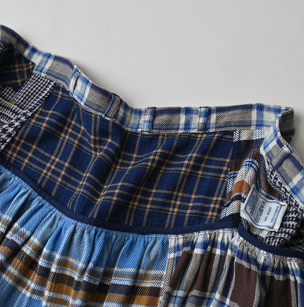 Indigo Takaramono Indian Patchwork Multi Skirt