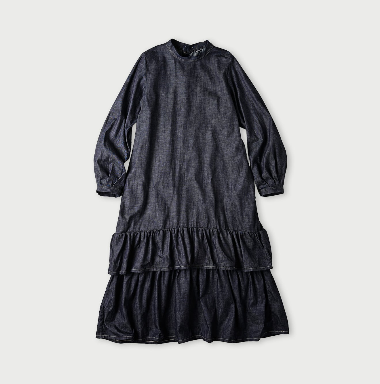 45 Petit Denim Tiered Frill Dress – 45R USA