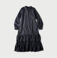 45 Petit Denim Tiered Frill Dress