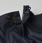 45 Petit Denim Tiered Frill Dress Detail