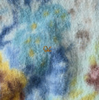Boiled Wool Jardin Print Poyon Dress Detail