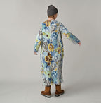Boiled Wool Jardin Print Poyon Dress Female Model