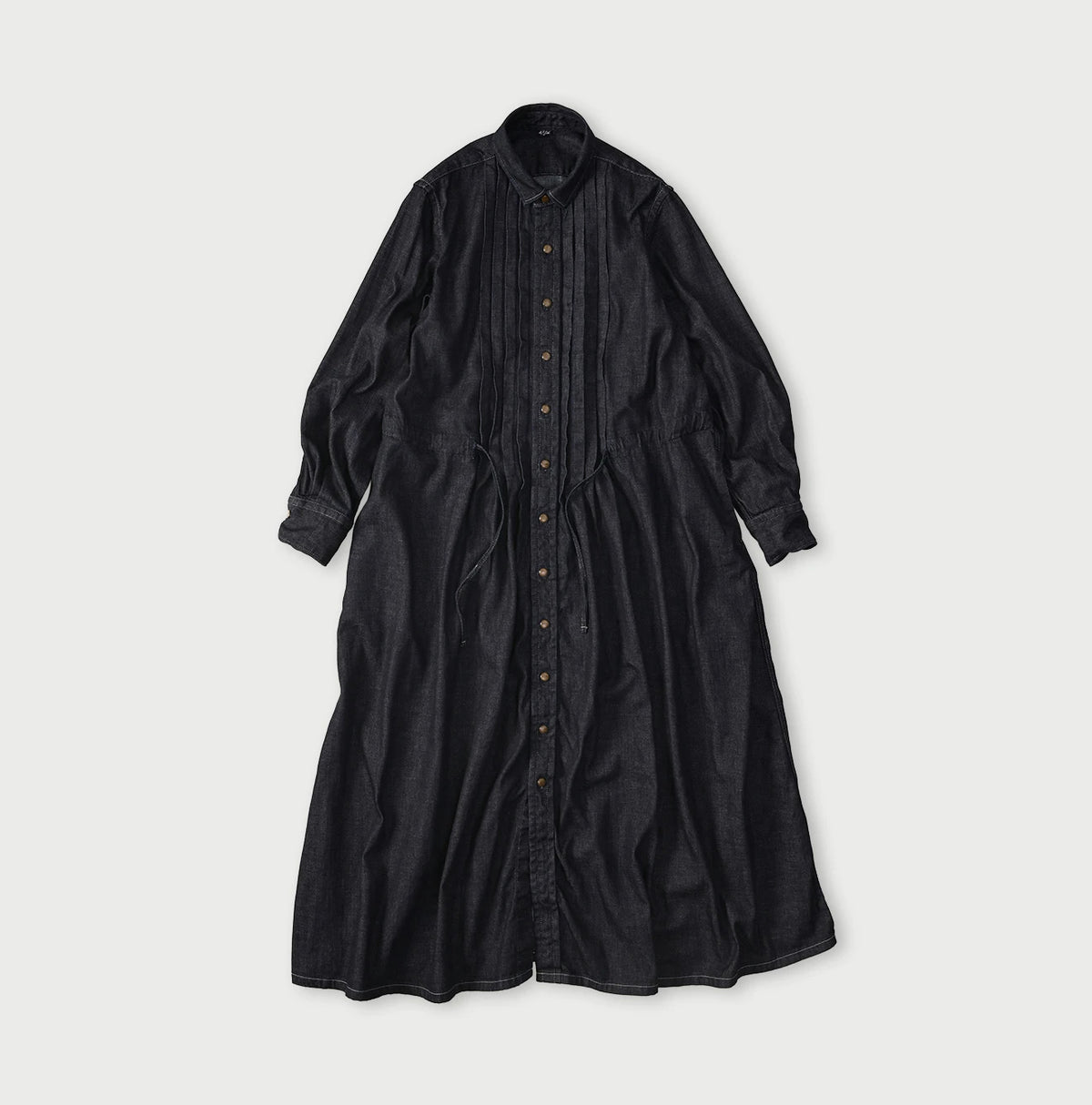 45 Petit Denim Tuck Shirt Dress Nou