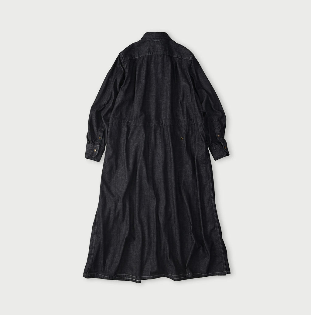 45 Petit Denim Tuck Shirt Dress Nou
