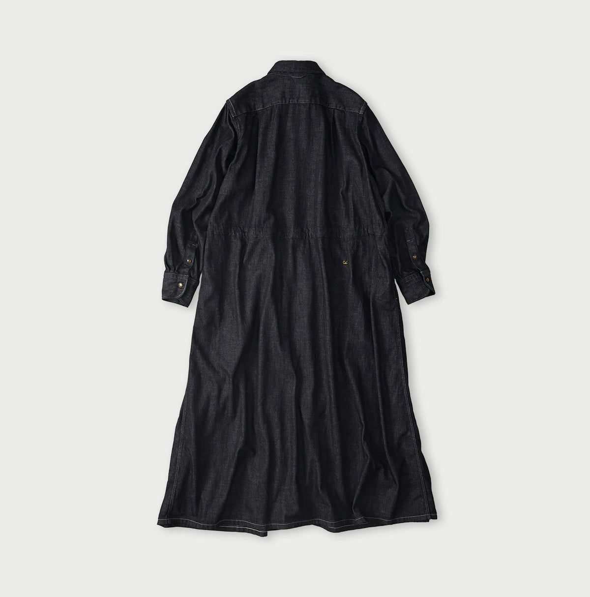 45 Petit Denim Tuck Shirt Dress Nou